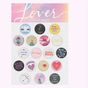 Taylor Swift ALBUM TRACKLIST PIN SET